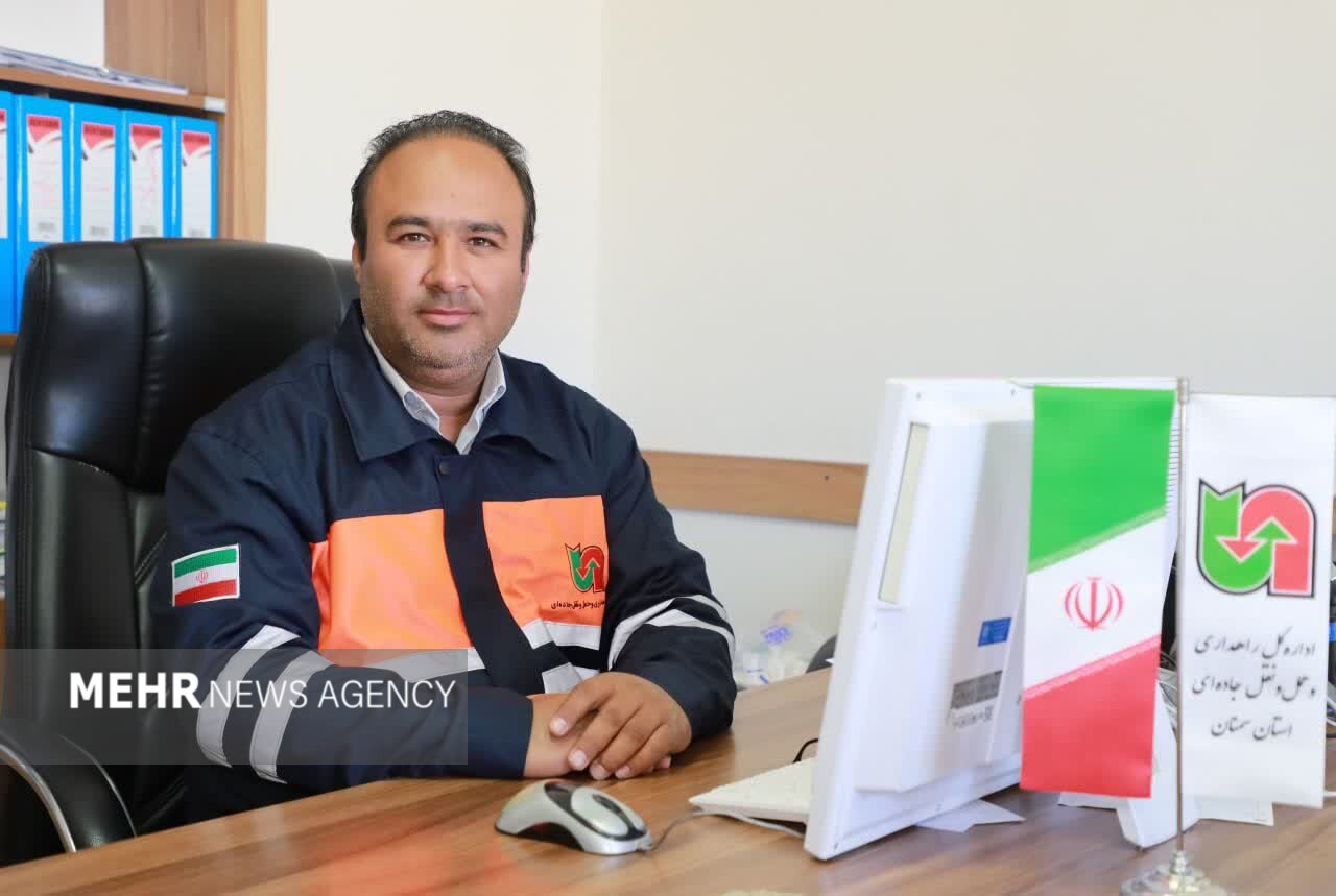 راهداري،اقدامات،سمنان،ايمني،نصب،شهرستان،اشاره،محورهاي،گاردريل
