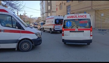 اعزام ۴ آمبولانس و یک اتوبوس‌آمبولانس از لرستان به تهران و مشهد