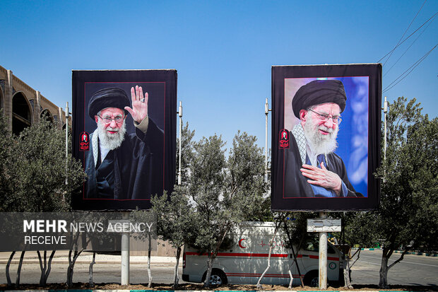 شهر تهران در آستانه بدرقه آقای شهید ایران