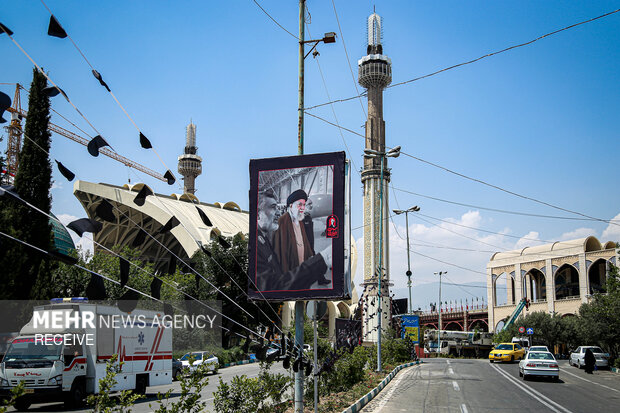 شهر تهران در آستانه بدرقه آقای شهید ایران
