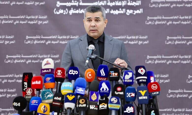 مراسم،شهيد،اشرف،تشييع،نجف،پل
