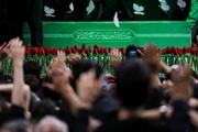 شہید رہبر انقلاب کے جسد خاکی سے جائے شہادت پر الوداعی تقریب، ہزاروں سوگواروں کی شرکت+ویڈیو