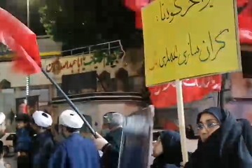 صد و بیست و پنجمین شب ایستادگی مردم ولایت مدار بناب در میدان