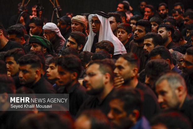 عزاداری دهه دوم محرم در حسینیه «عقیله الطالبیین» در اهواز