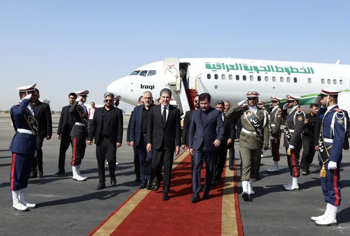نێچیرڤان بارزانی گەیشتە تاران