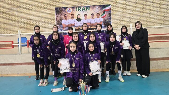 «همنوردان گناوه» قهرمان هندبال نونهالان دختر استان بوشهر شد