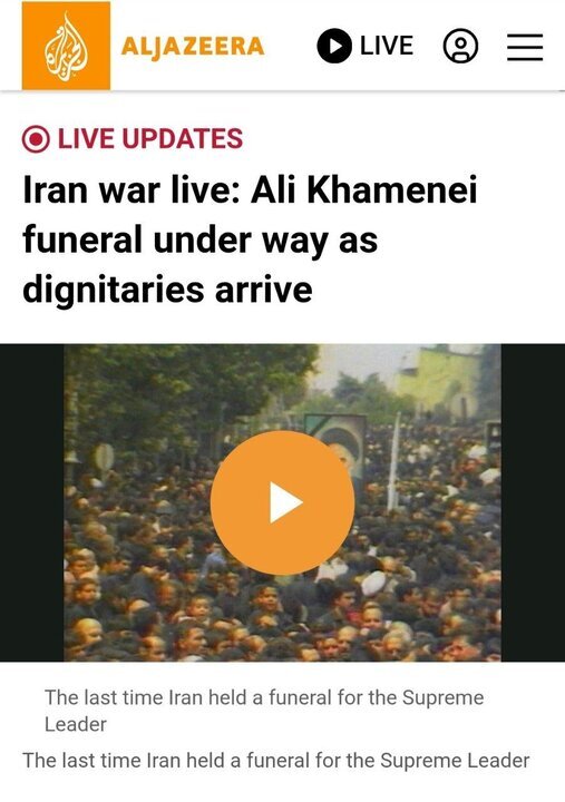 Vast media coverage of Leader' funeral at world media outlets