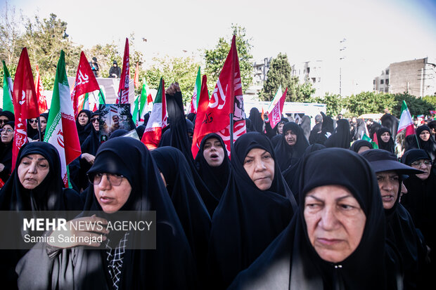 تشییع پیکر شهید «مصباح الهدی باقری»