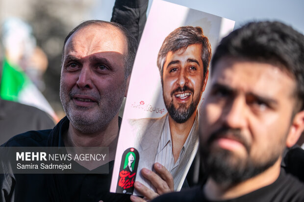 تشییع پیکر شهید «مصباح الهدی باقری»