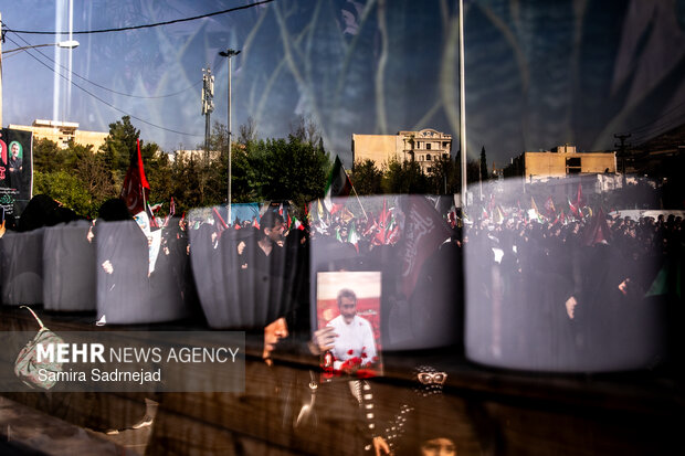 تشییع پیکر شهید «مصباح الهدی باقری»