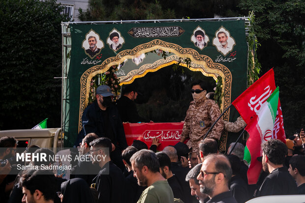 تشییع پیکر شهید «مصباح الهدی باقری»