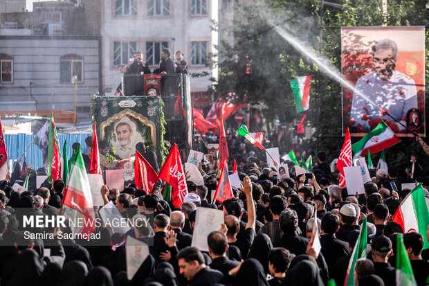 تشییع پیکر شهید «مصباح الهدی باقری»