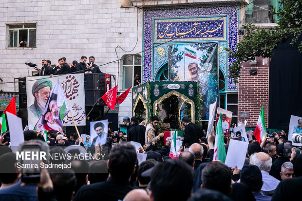 تشییع پیکر شهید «مصباح الهدی باقری»