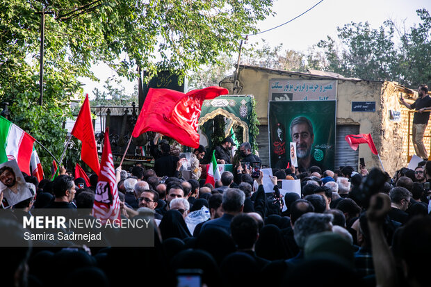 تشییع پیکر شهید «مصباح الهدی باقری»