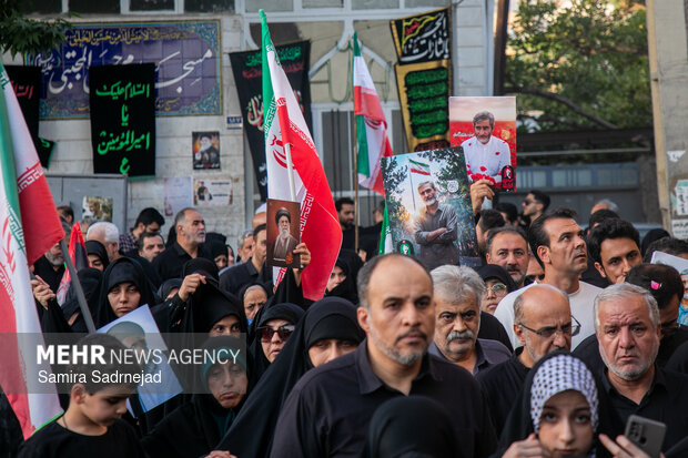 تشییع پیکر شهید «مصباح الهدی باقری»