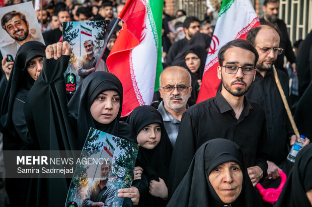 تشییع پیکر شهید «مصباح الهدی باقری»