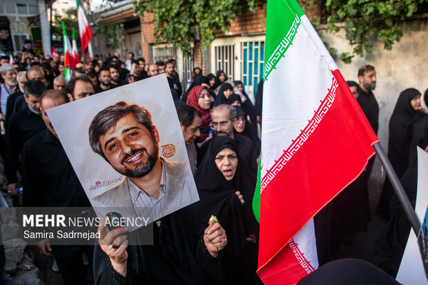 تشییع پیکر شهید «مصباح الهدی باقری»