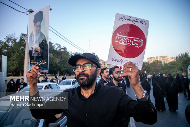 تشییع پیکر شهید «مصباح الهدی باقری»