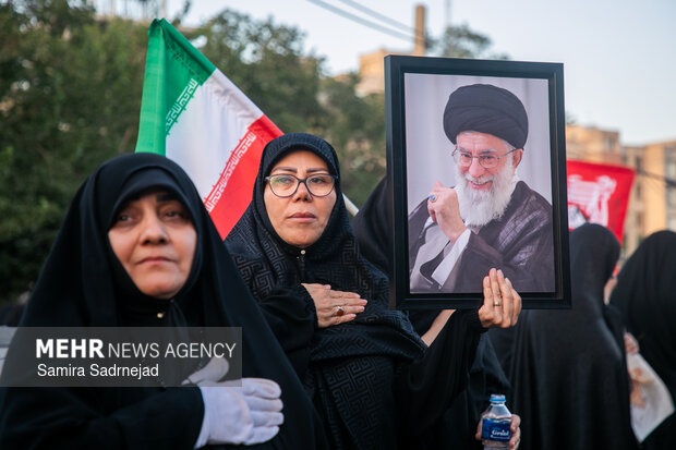 تشییع پیکر شهید «مصباح الهدی باقری»