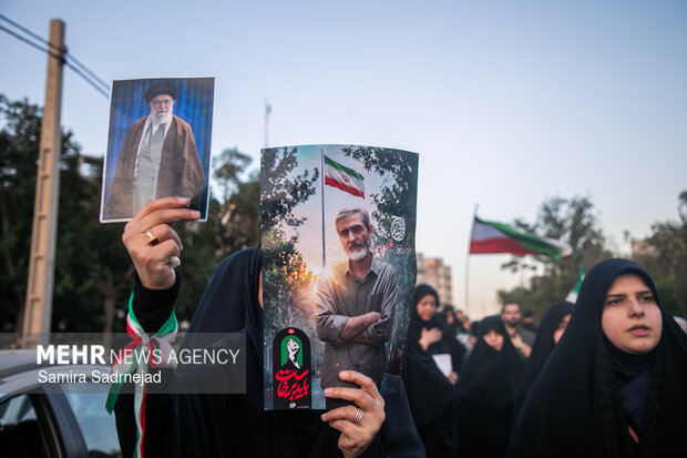 تشییع پیکر شهید «مصباح الهدی باقری»