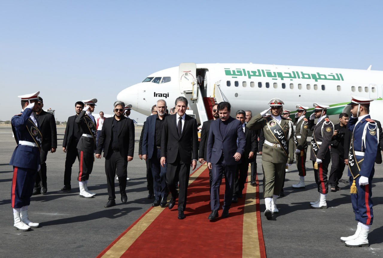 نێچیرڤان بارزانی گەیشتە تاران