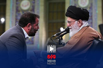 مداحی حاج محمدرضا بذری در آیین وداع با پیکر مطهر رهبر شهید