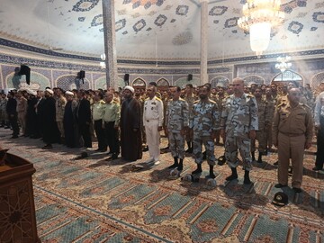 مراسم بزرگداشت رهبر شهید در دانشگاه دریایی نوشهر