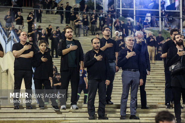 Farewell ceremony for martyred Leader Khamenei at Mosalla
