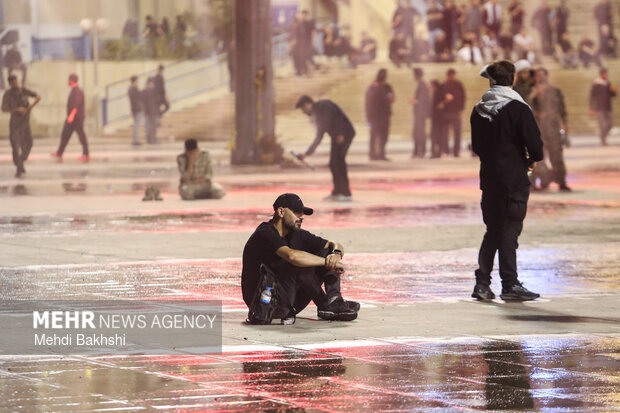 Farewell ceremony for martyred Leader Khamenei at Mosalla
