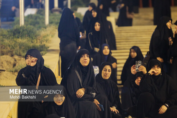 Farewell ceremony for martyred Leader Khamenei at Mosalla
