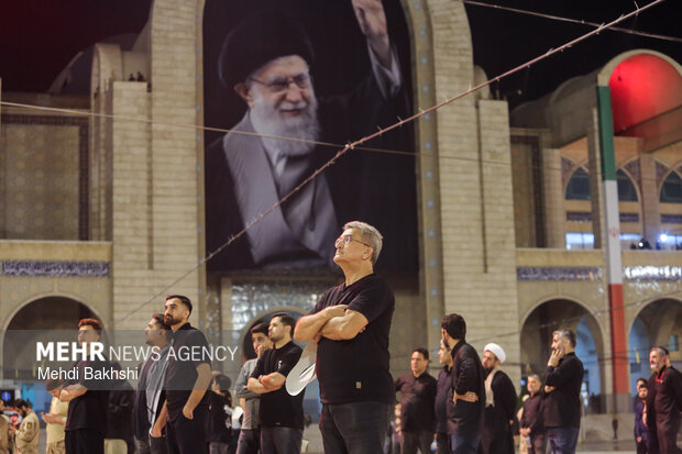 Farewell ceremony for martyred Leader Khamenei at Mosalla
