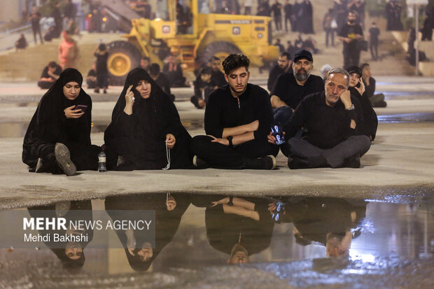 Farewell ceremony for martyred Leader Khamenei at Mosalla
