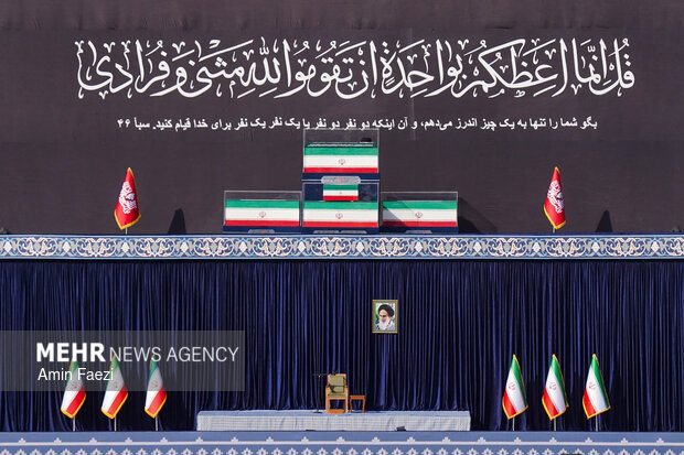 مراسم وداع با رهبر شهید انقلاب