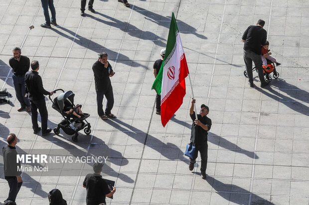 مراسم وداع با رهبر شهید انقلاب