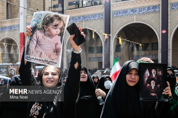 مراسم وداع با رهبر شهید انقلاب