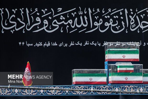 مراسم وداع با رهبر شهید انقلاب