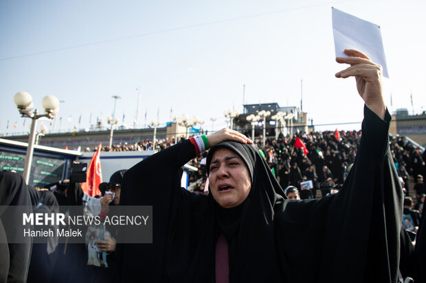 مراسم وداع با رهبر شهید انقلاب - ۱