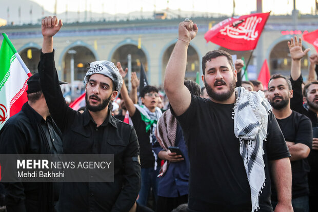 مراسم وداع با رهبر شهید انقلاب