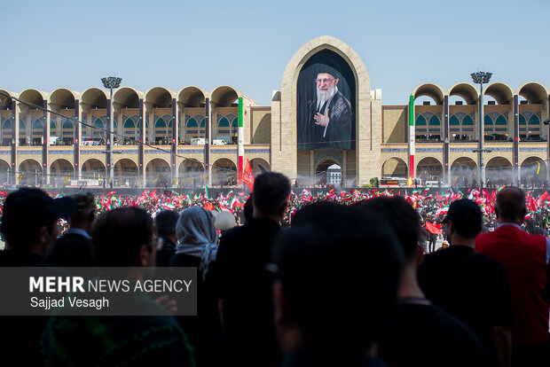 مراسم وداع با رهبر شهید انقلاب - ۱