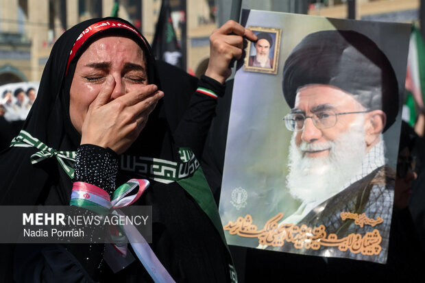 مراسم وداع با رهبر شهید انقلاب - ۵
