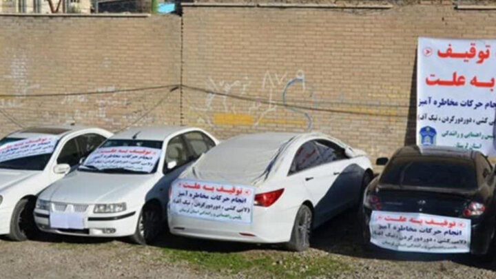 توقیف و انتقال ۱۲۱۶ دستگاه خودرو به دلیل آلودگی صوتی در آذربایجان غربی
