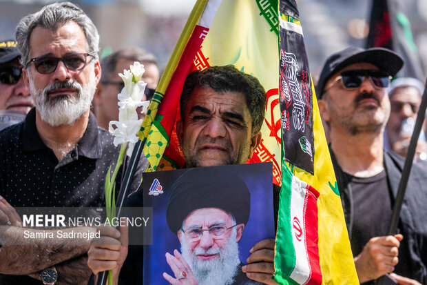 مراسم وداع با رهبر شهید انقلاب - ۶