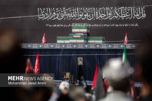 مراسم وداع با رهبر شهید انقلاب - ۷