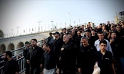 حضور زاکانی در مراسم وداع با رهبر شهید