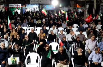 بندر دیّر در سوگ آقای شهید ایران