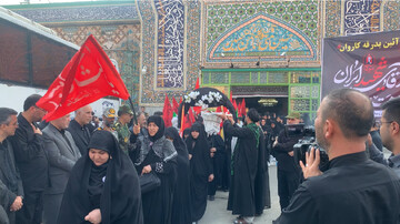 بدرقه زائران آذربایجان غربی برای حضور در مراسم تشییع رهبر شهید