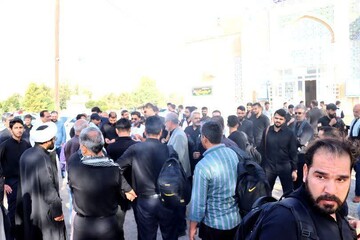اعزام حماسی کاروان اشک و شور بهاباد برای تشییع سیدالشهدای انقلاب