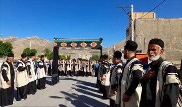 مراسم سوگواری امام شهید در کوهرنگ