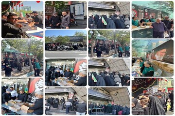 خدمت‌رسانی گسترده بانک سپه به عزاداران امام شهید