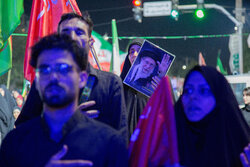 عزاداری مردم مشهد در آستانه تشییع «آقای شهید ایران»